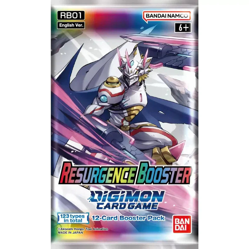 Digimon Card Game Resurgence Booster RB01 Pack