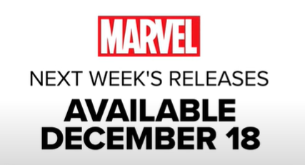 New Marvel Comics releasing the week of 12/18/24