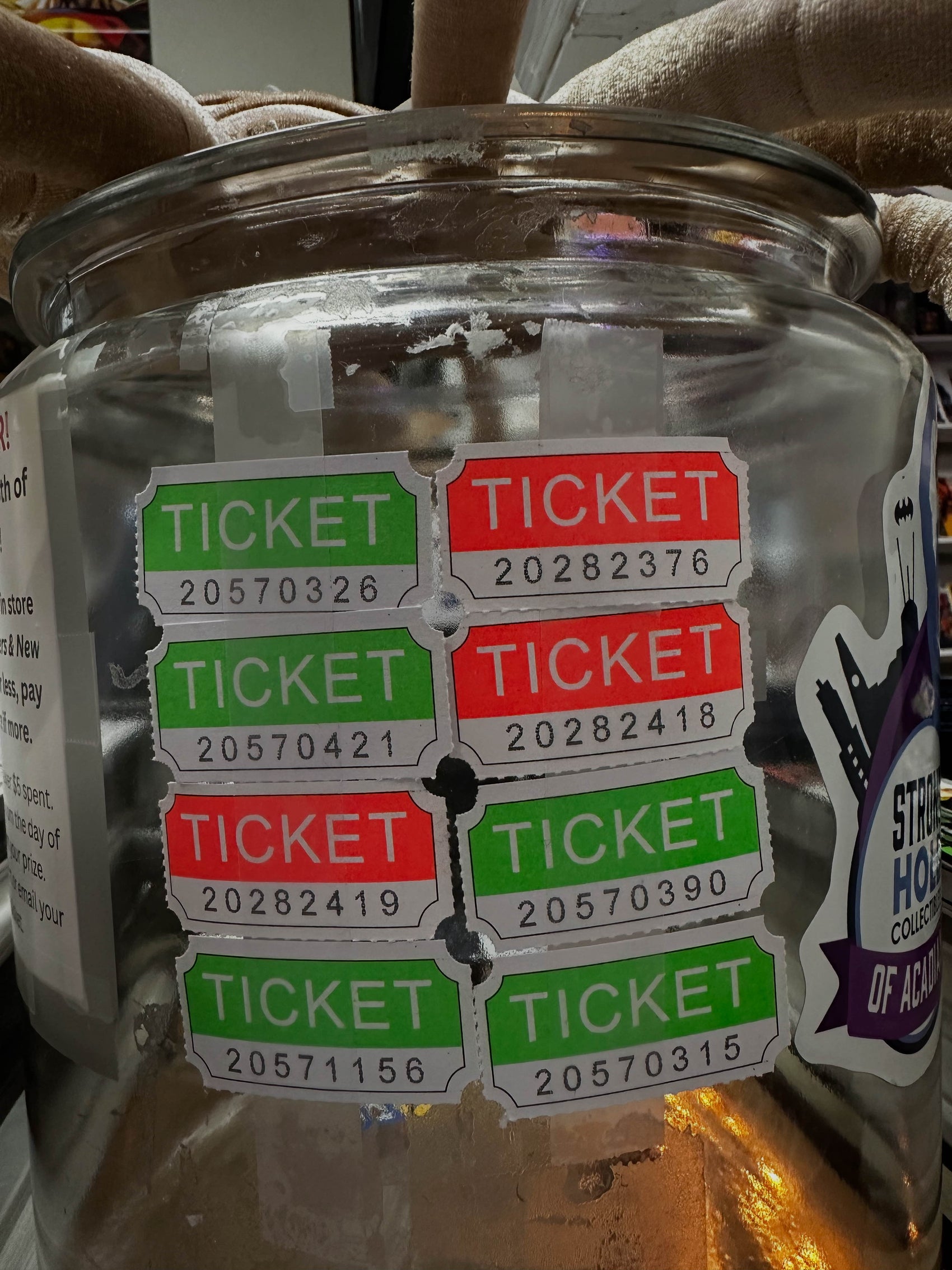 June 25th In Store Winning Tickets!!!