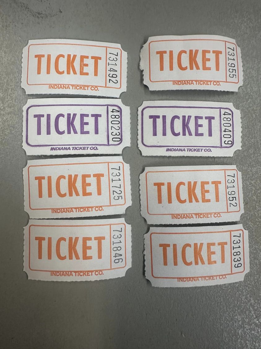 March 25th In Store Drawing Winning Tickets