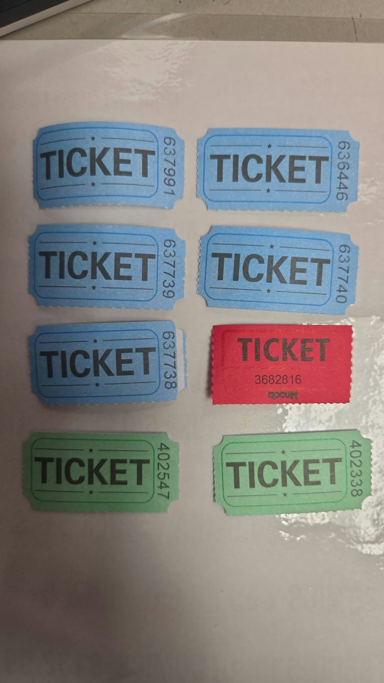 In store October 25th winning tickets!!