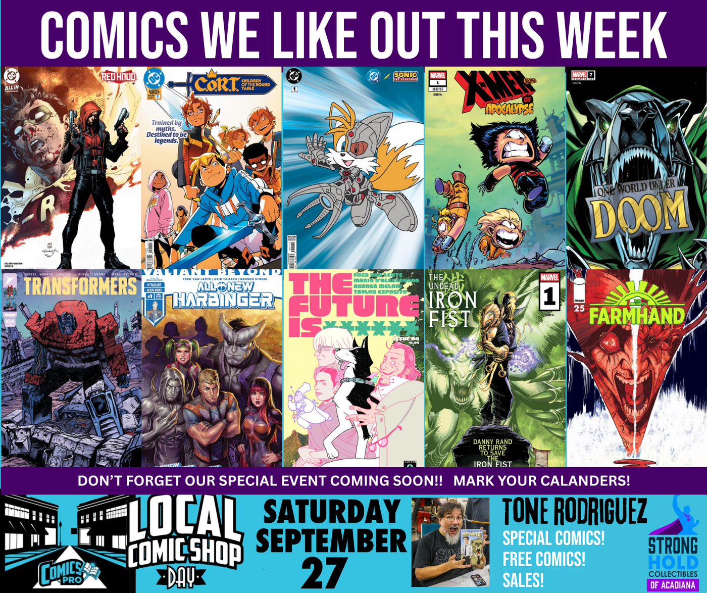 Comics we like out this week 9/10
