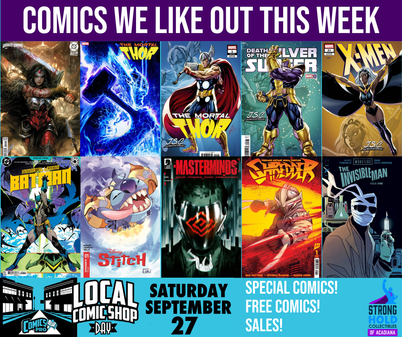 Comics we like out this week 8/27