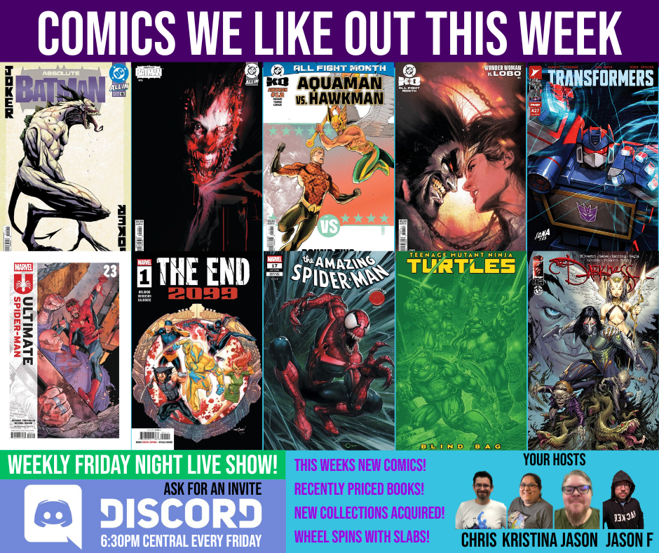 Comics we like out this week!