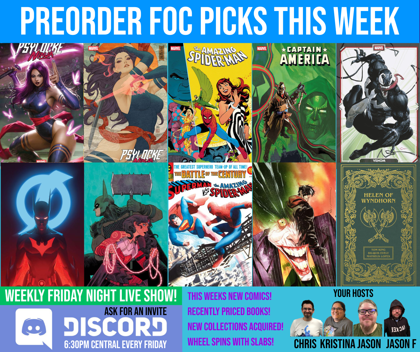 FOC Picks for 11/10/25