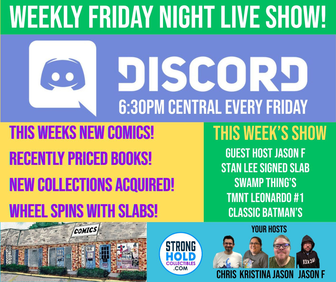 Weekly Friday Night Live Show