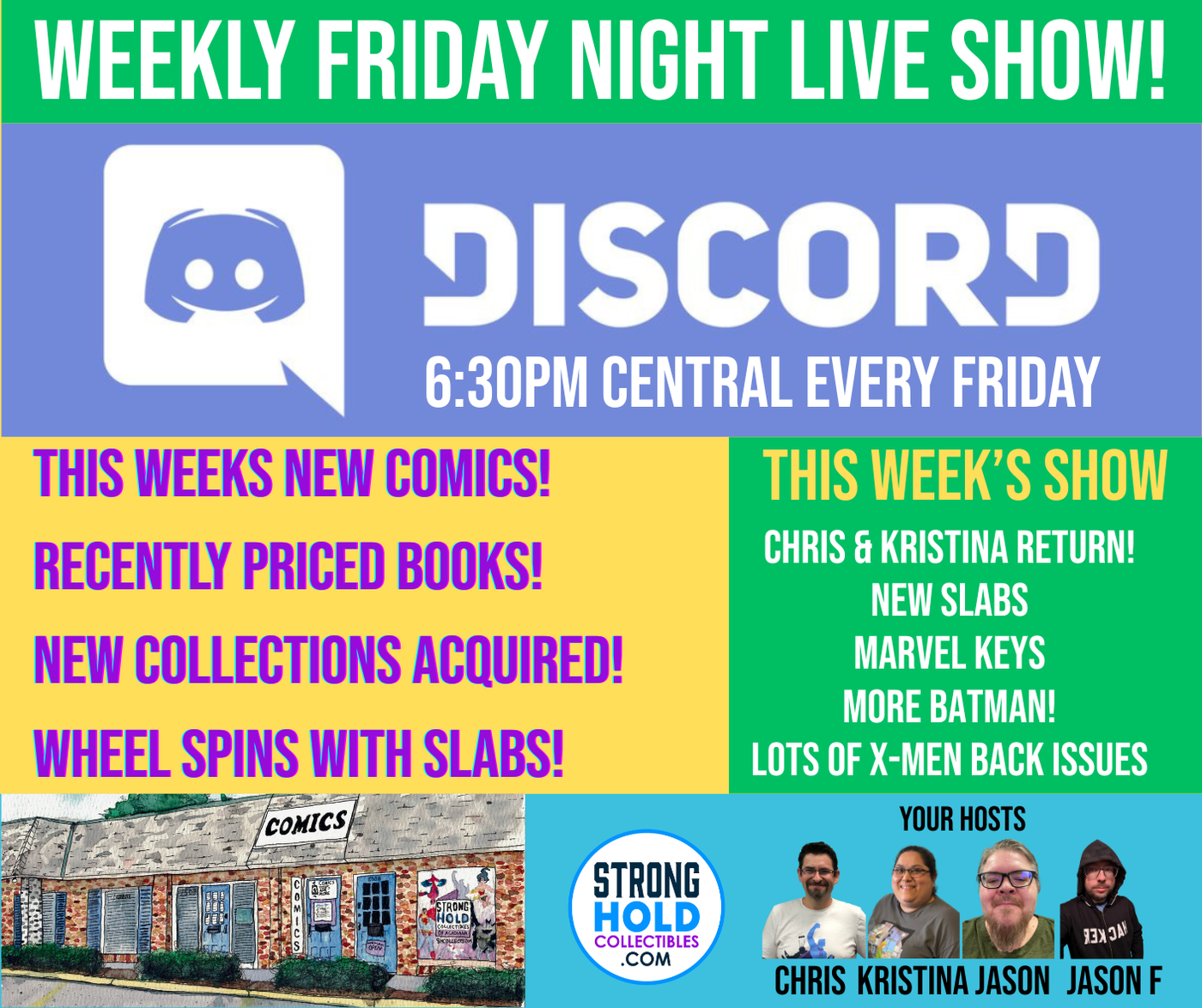 Weekly Friday Night Live Show