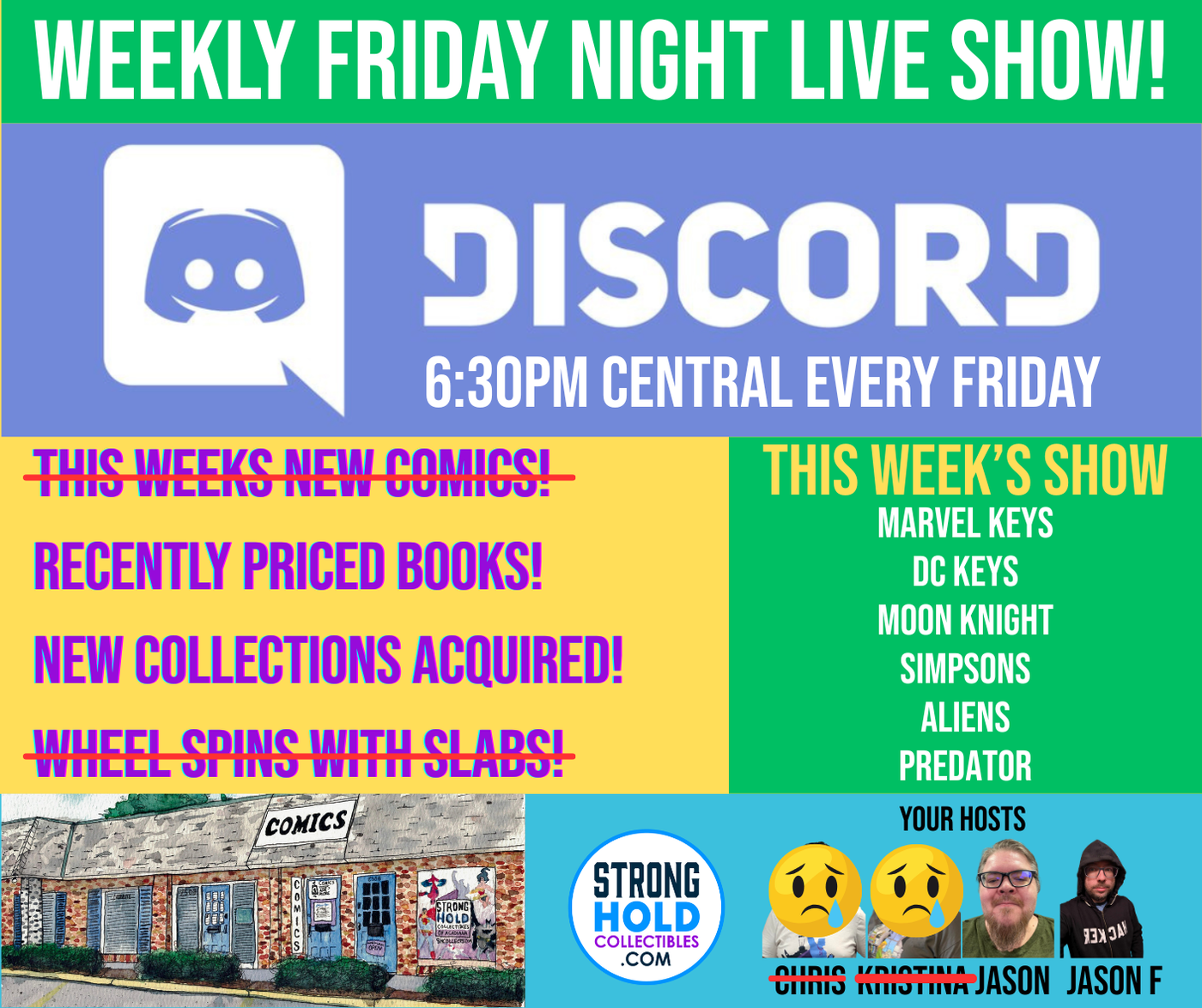 Friday Night Comics LIVE from this Shop PREVIEW 11/14/25