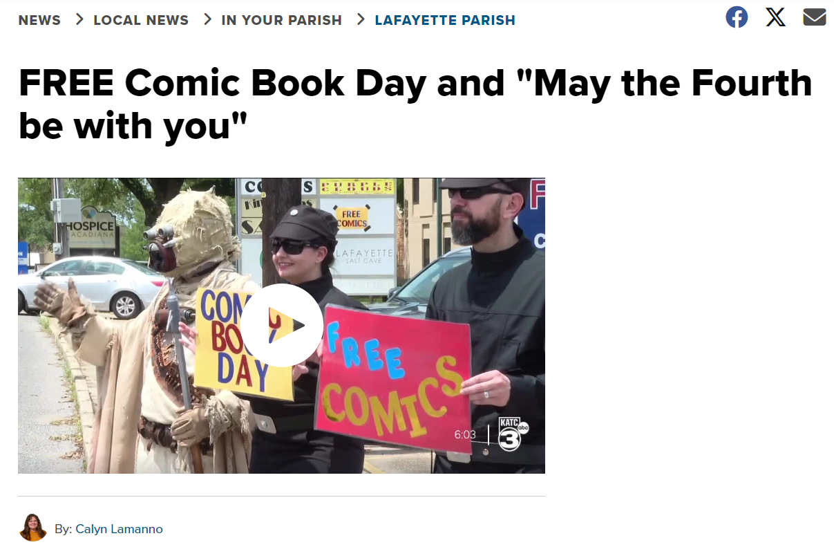 FREE Comic Book Day and "May the Fourth be with you"
