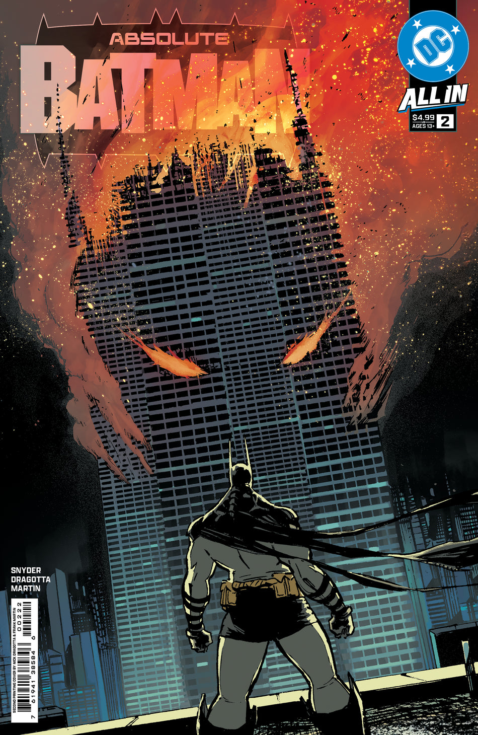 ABSOLUTE BATMAN #2 Second Printing Cvr A Nick Dragotta PRESALE Orders due 11/25