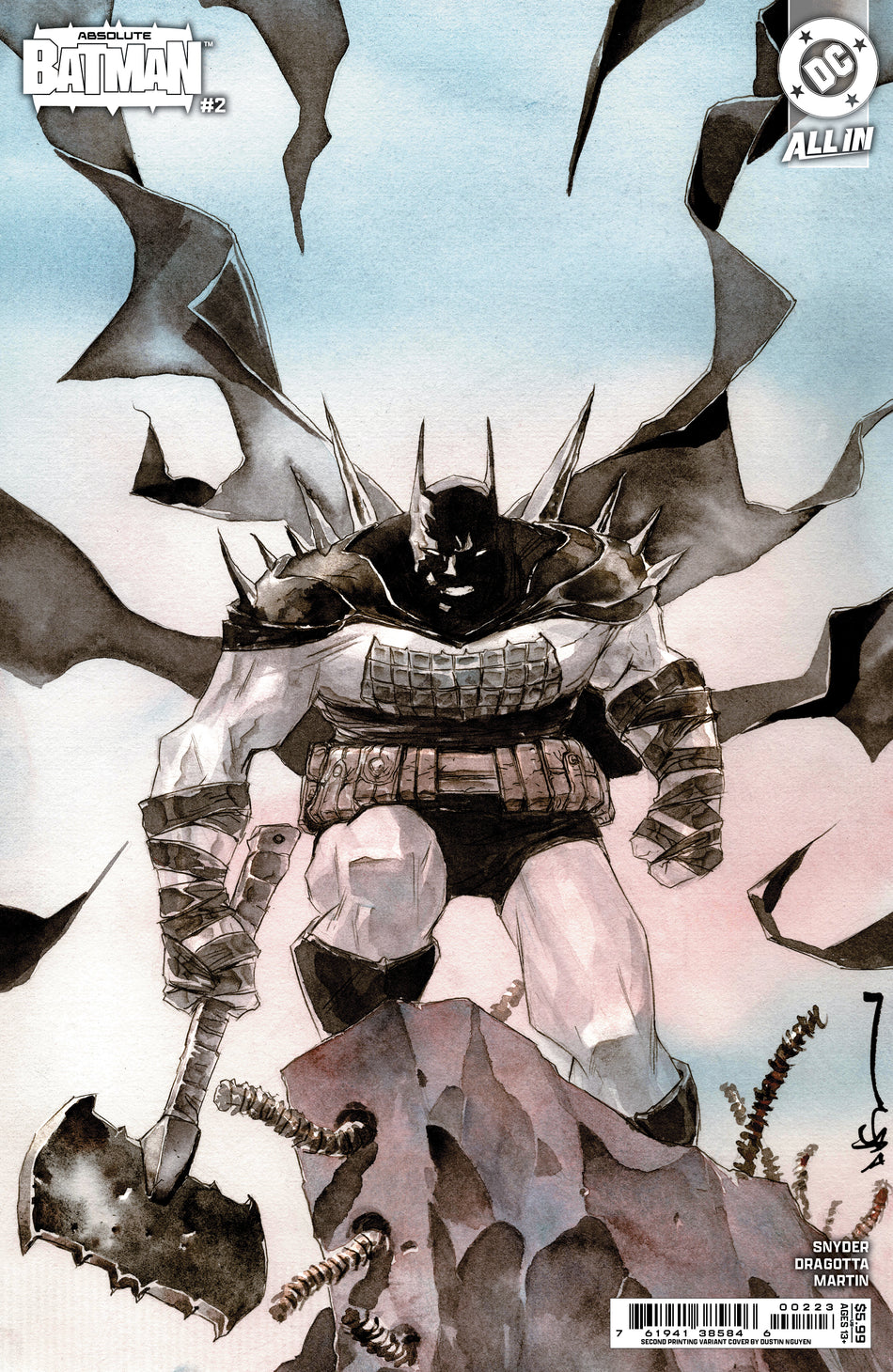 ABSOLUTE BATMAN #2 Second Printing Cvr B Dustin Nguyen Var PRESALE Orders due 11/25