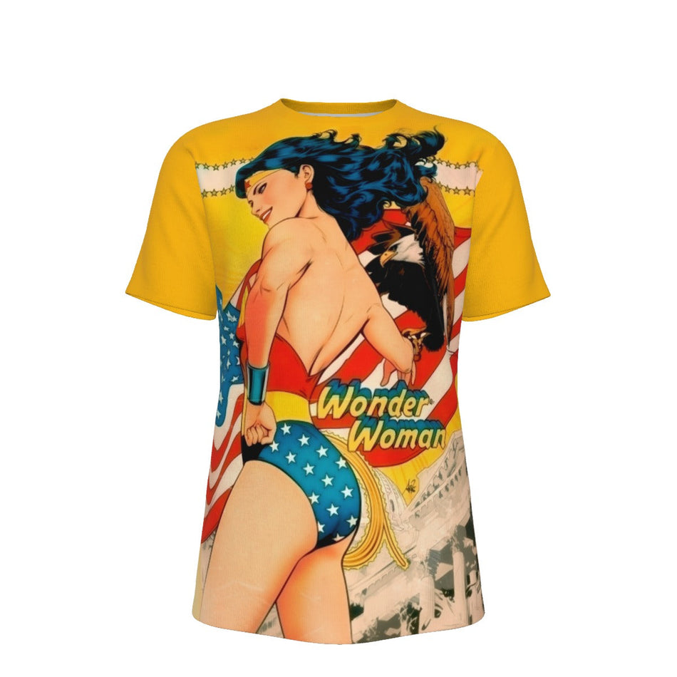 WONDER WOMAN 750 LAU VARIANT ALL OVER PRINT SHIRT AND TANK TOP- STANLEY ARTGEM LAU