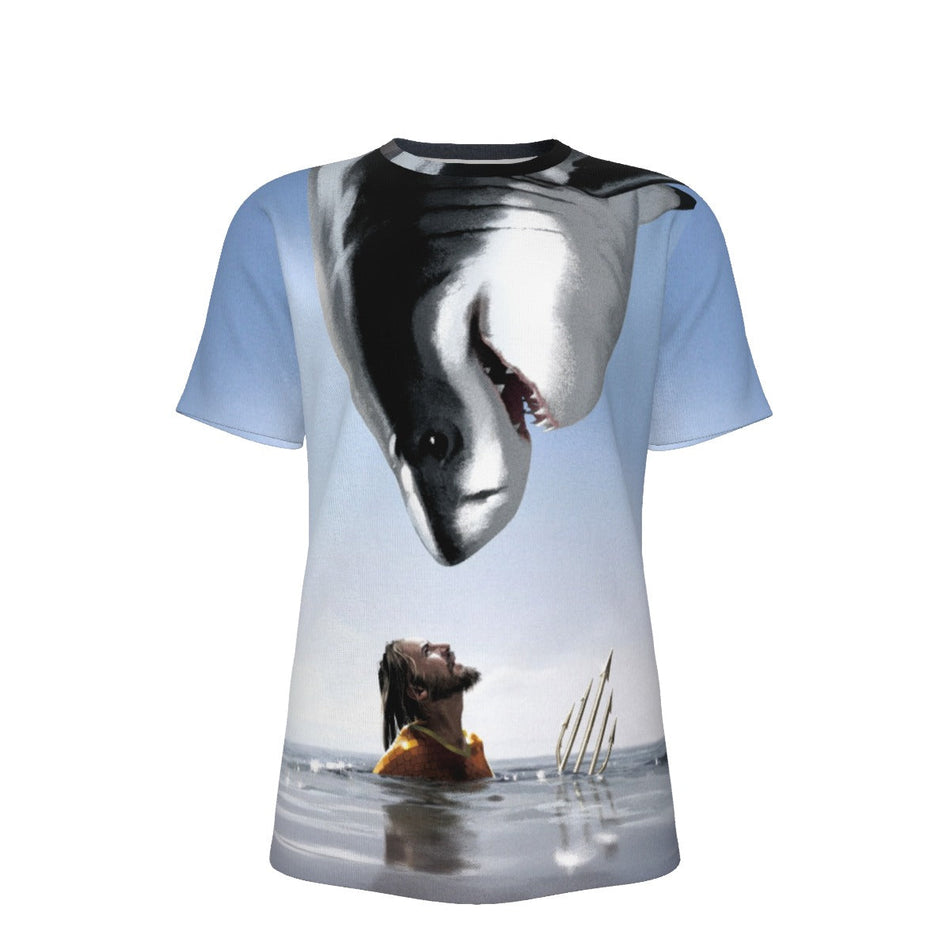 AQUAMAN MEETS JABBERWOCKY ALL OVER PRINT SHIRT AND TANK TOP