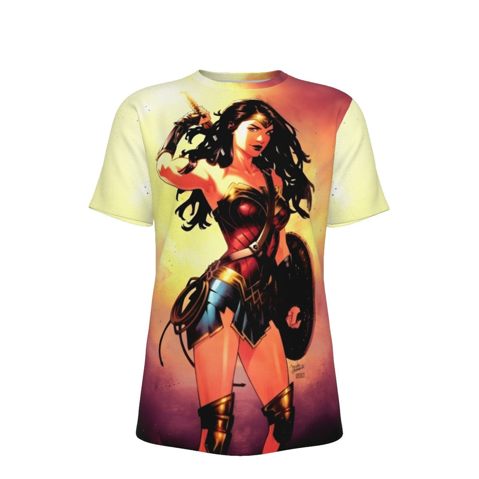 SENSATIONAL WONDER WOMAN 1 ALL OVER PRINT SHIRT AND TANK TOP
