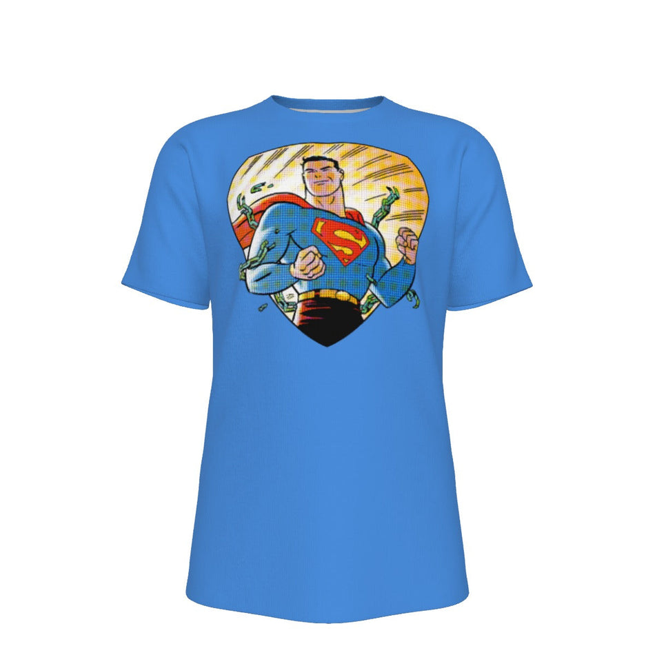 SUPERMAN SHIELD ALL OVER PRINT SHIRT AND TANK TOP - DARWYN COOKE ART