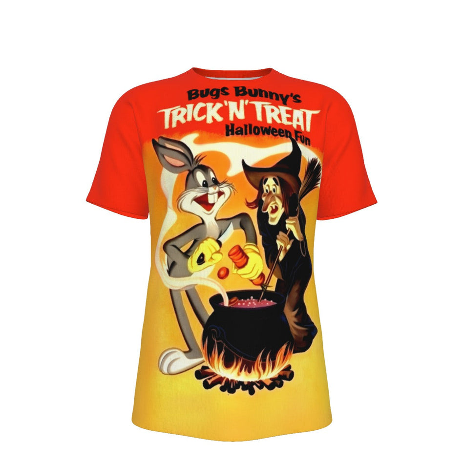 BUGS BUNNY'S TRICK IN TREAT HALLOWEEN FUN ALL OVER PRINT SHIRT AND TANK TOP