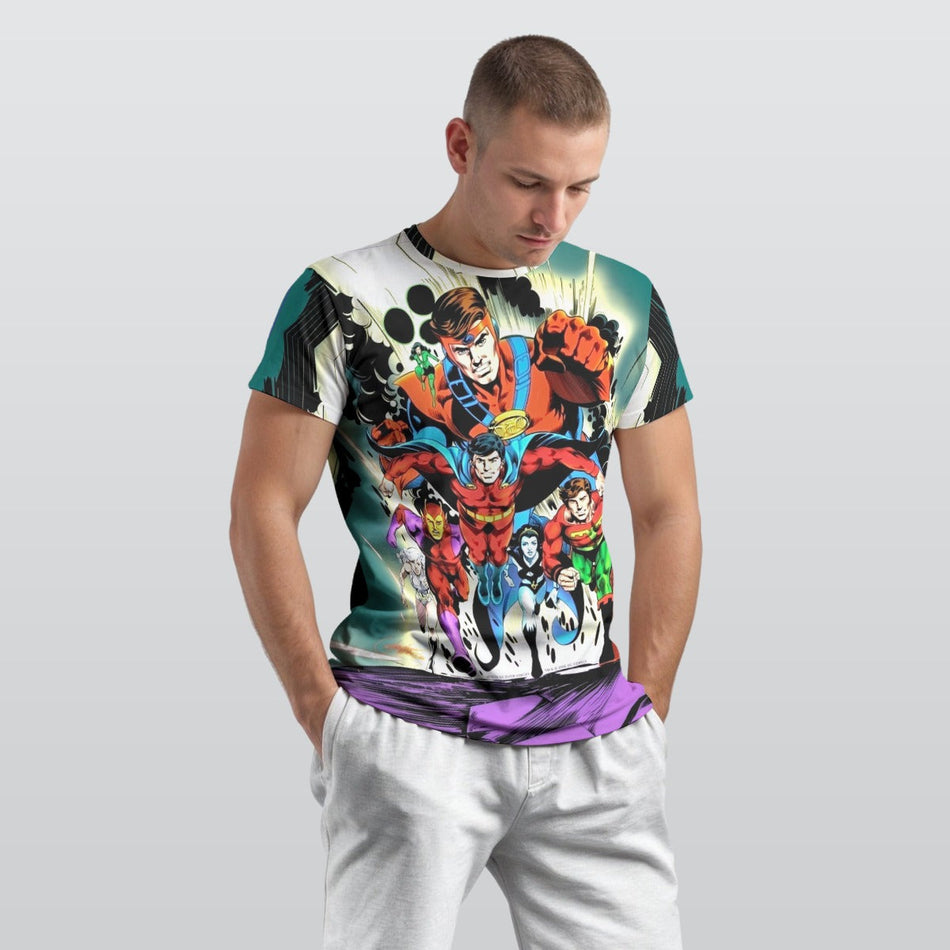 LEGION PINUP BY NEAL ADAMS ALL OVER PRINT SHIRT AND TANK TOP