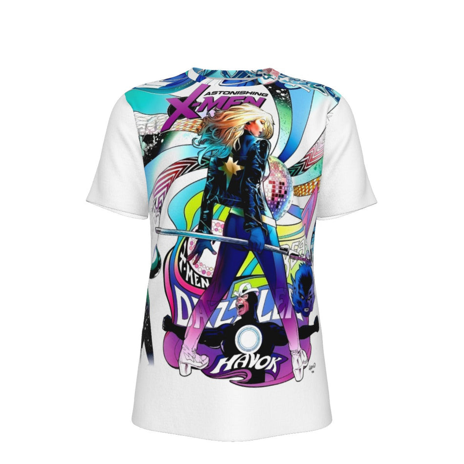 ASTONISHING XMEN 14 v4 PIN UP ALL OVER PRINT SHIRT AND TANK TOP - DAZZLER