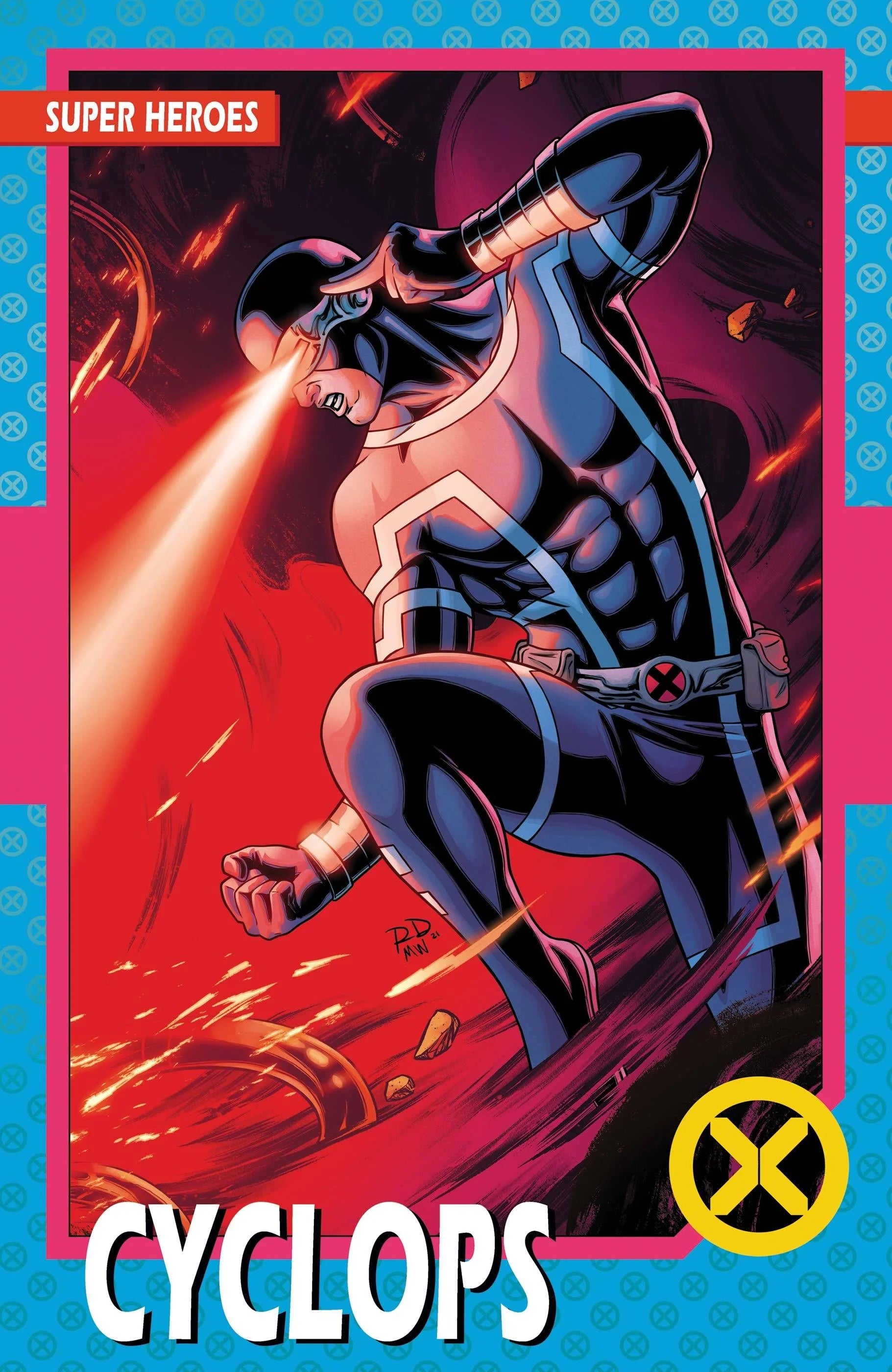 X-Men 1 C Dauterman New Line Up Trading Card Var - NM Near Mint