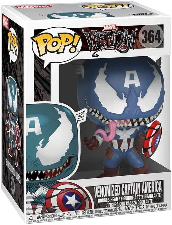 Funko Pop! Venomized Captain America Pop Vinyl Figure
