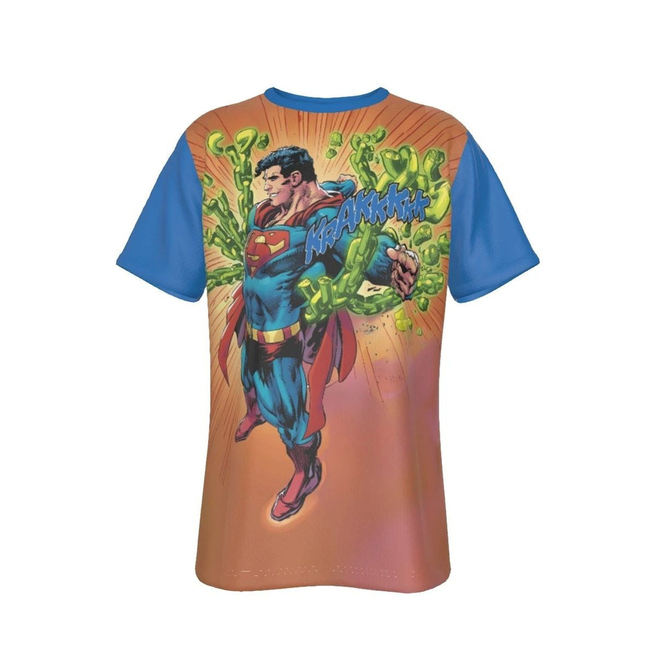 SUPERMAN BREAK CHAINS ALL OVER PRINT SHIRT AND TANK - NEAL ADAMS ART