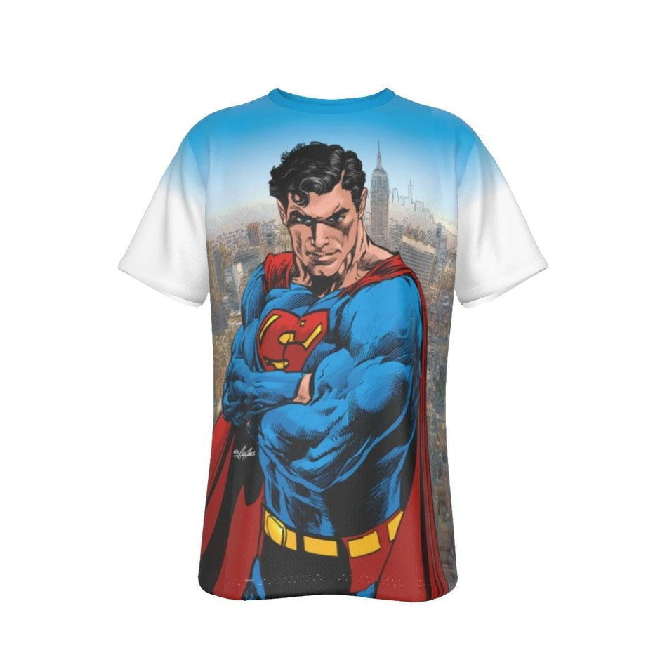 SUPERMAN (FOLDED ARMS) ALL OVER PRINT SHIRT AND TANK BY NEAL ADAMS