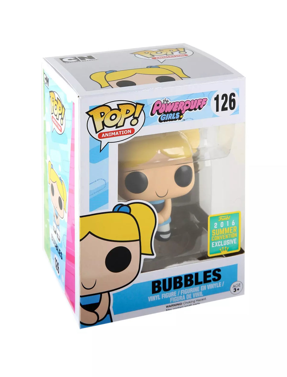 Funko Pop! Power Puff Girls Bubbles #126 2016 Summer Con Limited Exclusive
