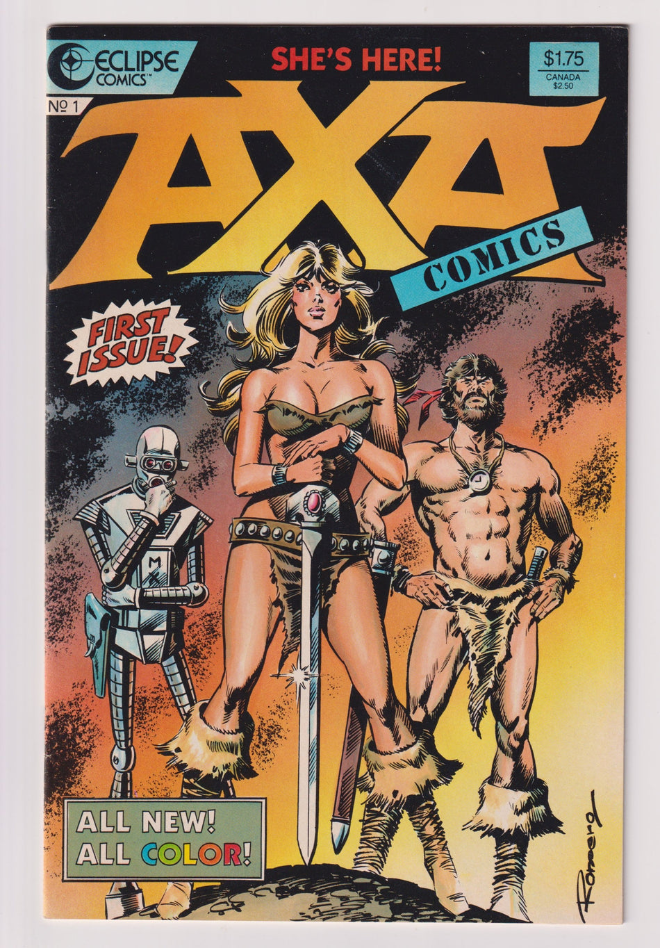 Axa Eclipse 1987 Iss 1 Very Fine +