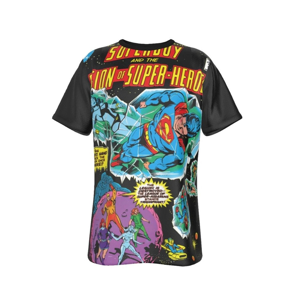 SUPERBOY & THE LEGION 254 ALL OVER PRINT SHIRT AND TANK