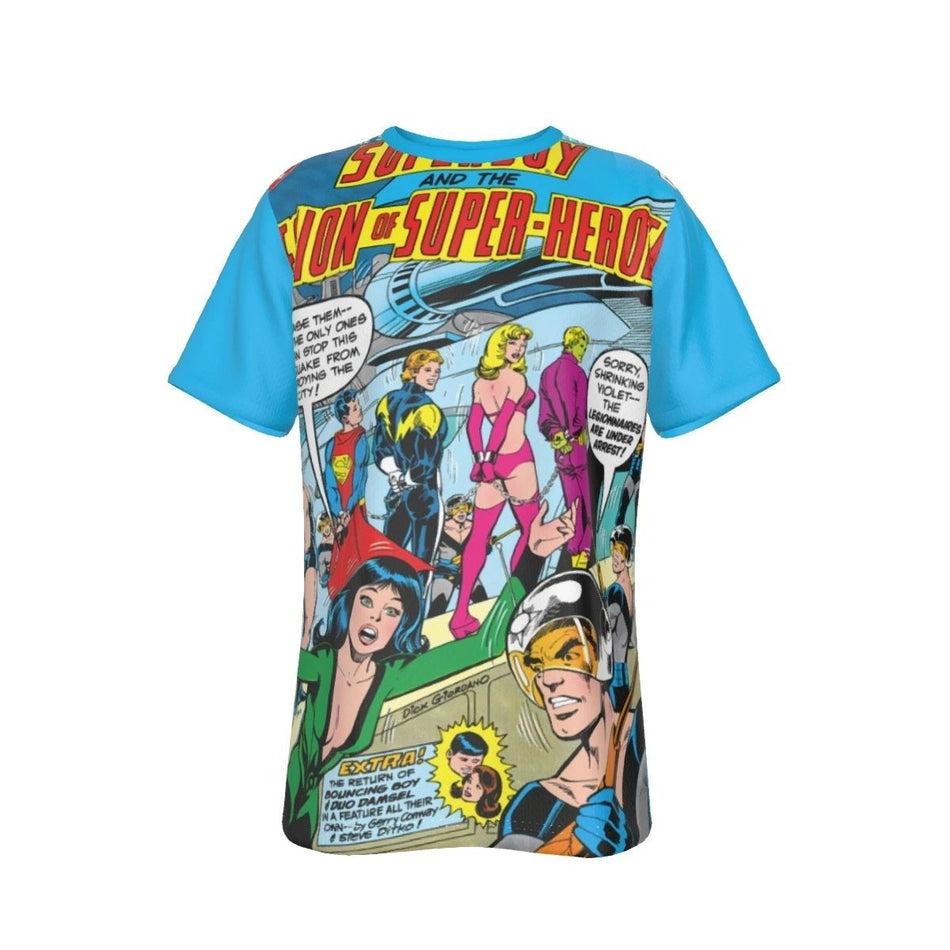 SUPERBOY & THE LEGION 257 ALL OVER PRINT SHIRT AND TANK