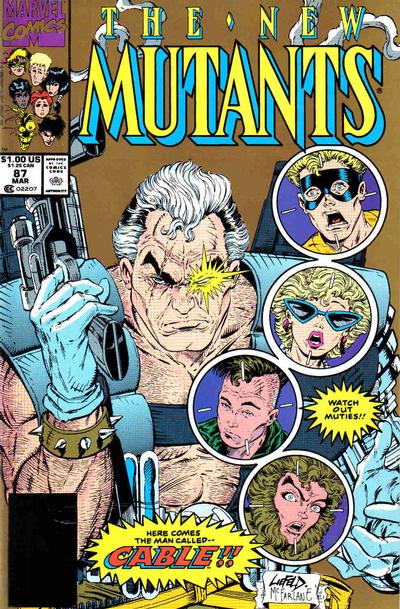 The New Mutants 1983 #87 Second Printing - high grade - $9.99