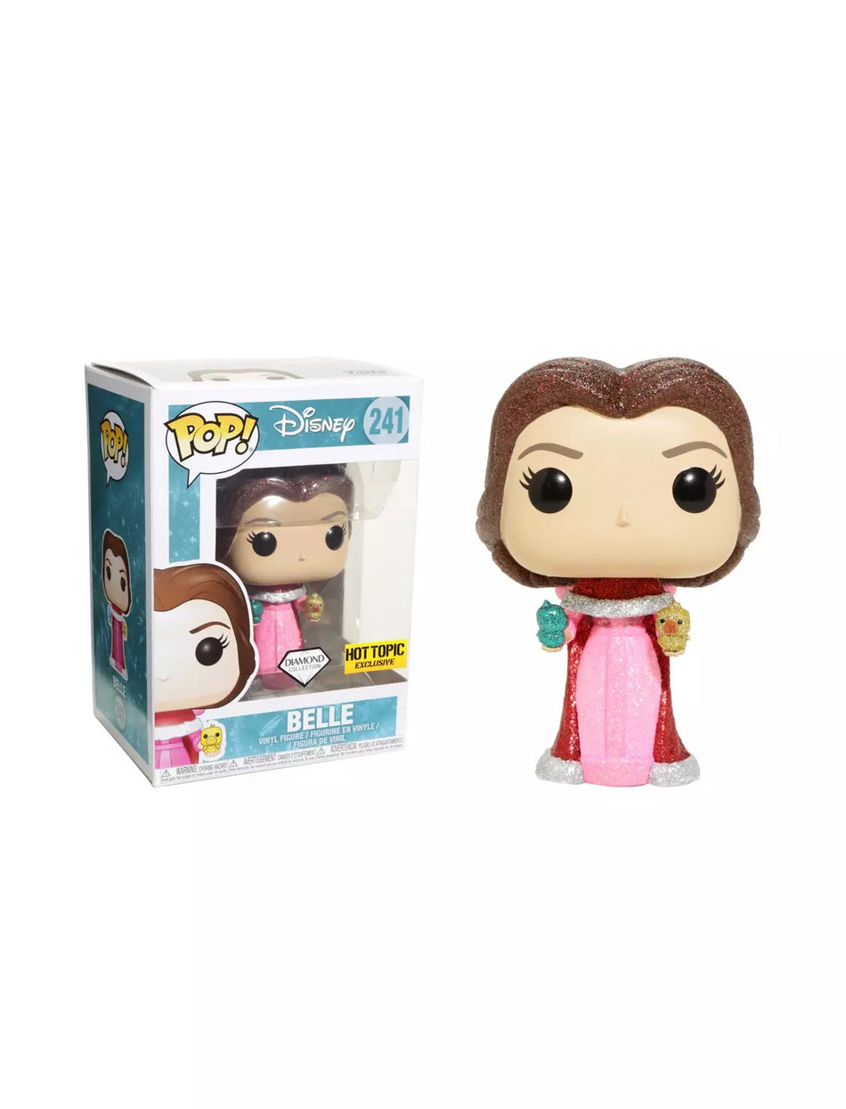 Funko Pop! Belle #241 Diamond Hot Topic Exclusive + Protector