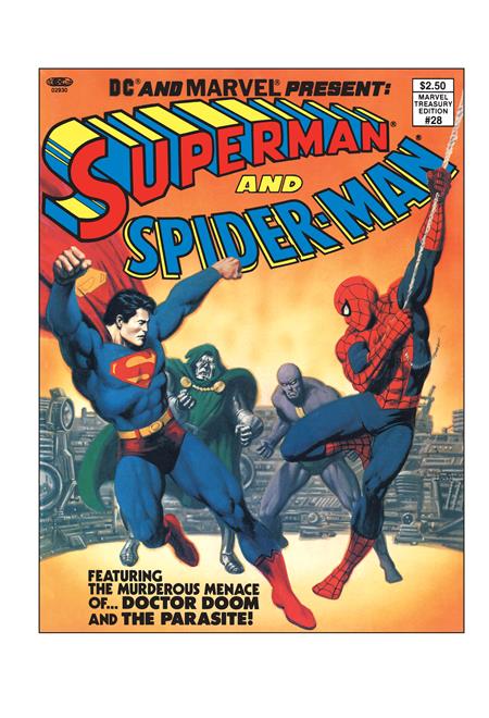 DC And Marvel Present Superman And Spider-Man (Marvel Treasury Edition #28) #1 Facsimile Edition Cover C John Romita Sr & Bob Larkin Foil Variant PRESALE Orders due 12/22
