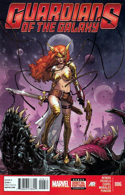 Guardians of the Galaxy 2013 #6 Direct Edition - Sara Pichelli Cover - 9.2 - $3.99