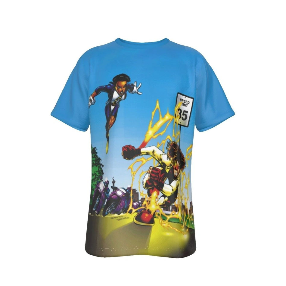IMPULSE 9 WITH XS ALL OVER PRINT SHIRT AND TANK TOP
