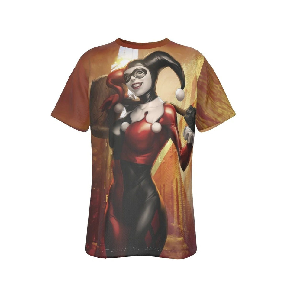 HARLEY QUINN ALL OVER PRINT SHIRT AND TANK TOP - STANLEY ARTGEM LAU ART