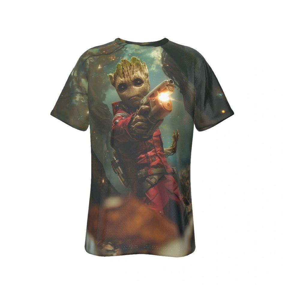 GROOT AS STARLORD ALL OVER PRINT SHIRT AND TANK