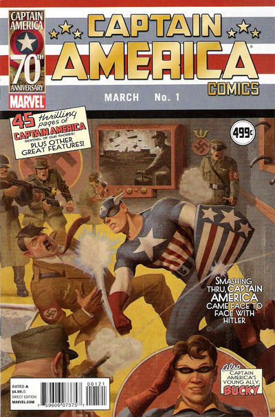 Captain America Comics #1: 70th Anniversary Special 2011 #[nn] Kirby variant - high grade - $10.00