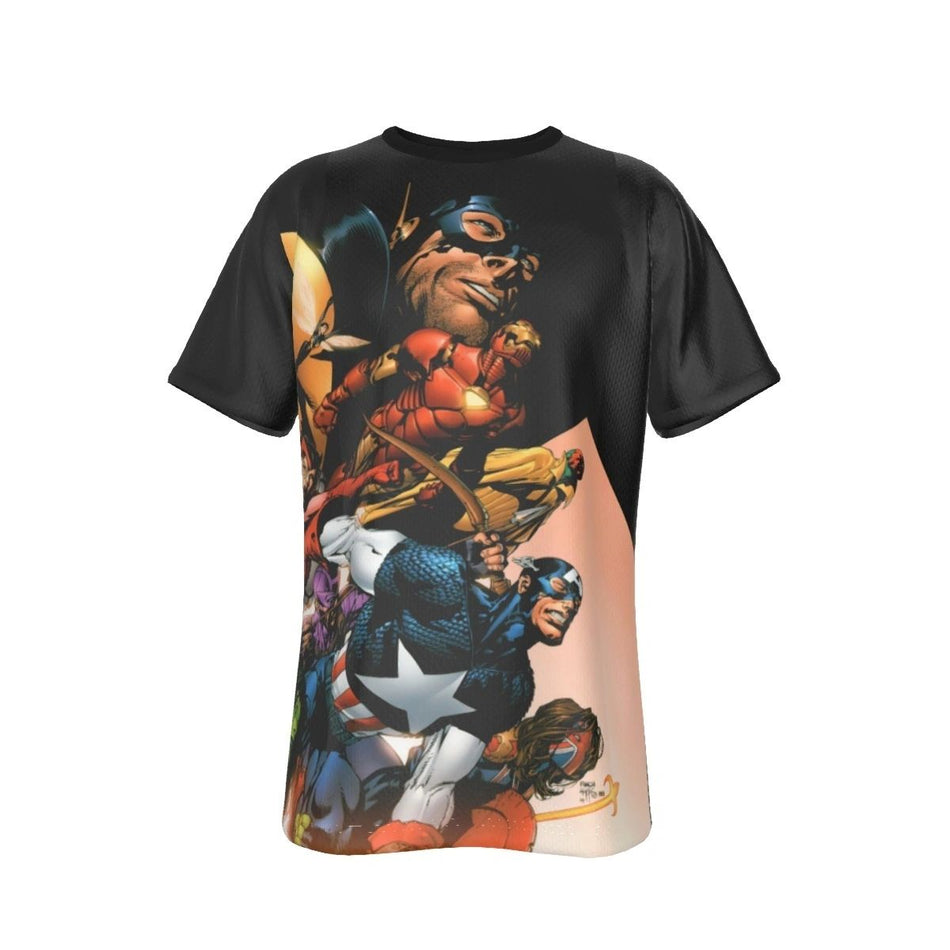 NEW AVENGERS POSTER ALL OVER PRINT SHIRT AND TANK - DAVID FINCH ART