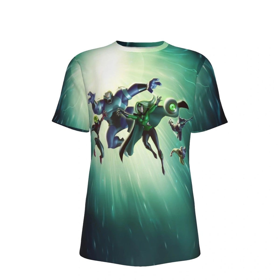 FATAL FIVE ANIMATED CELL ALL OVER PRINT SHIRT AND TANK