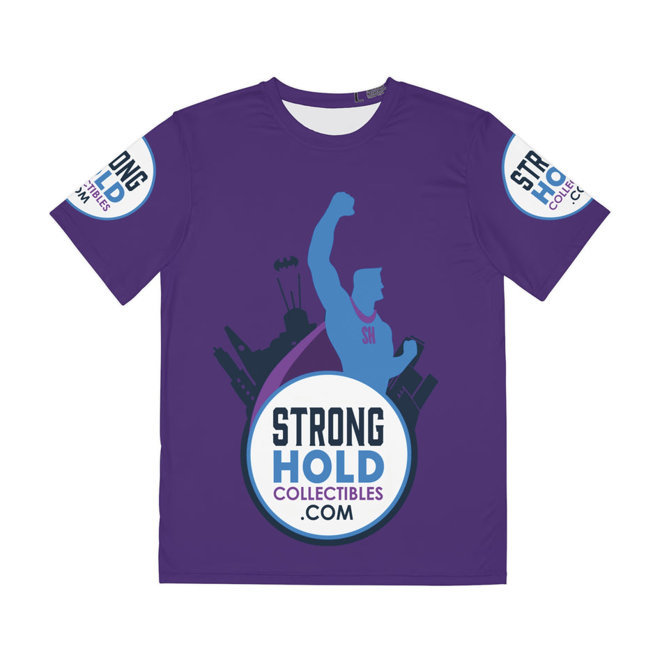 Tournament Stronghold Logo Back Men's Polyester Tee (AOP)
