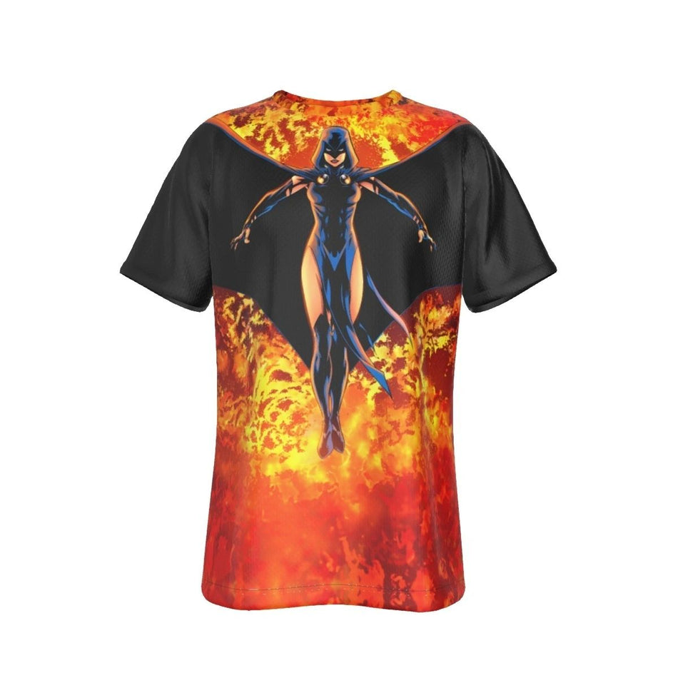 RAVEN ALL OVER PRINT SHIRT AND TANK -TEEN TITANS 8