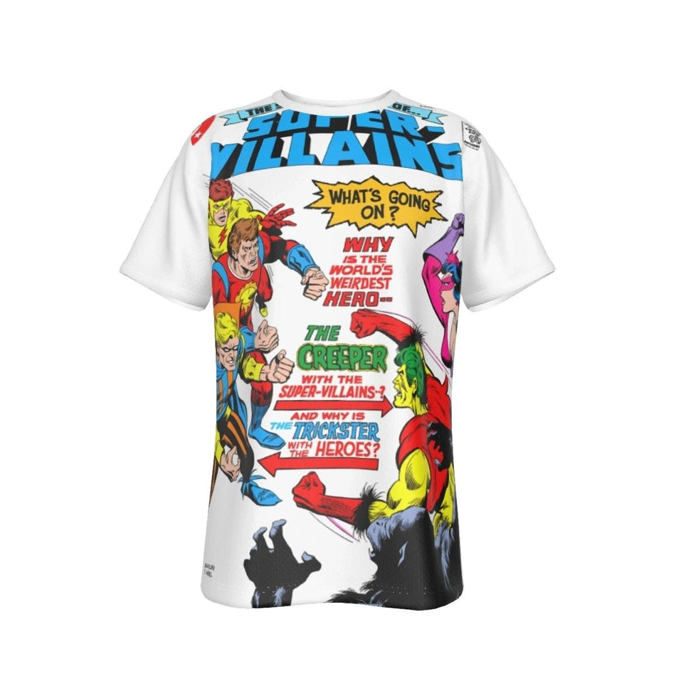 SECRET SOCIETY OF SUPER VILLAINS 9 ALL OVER PRINT SHIRT AND TANK