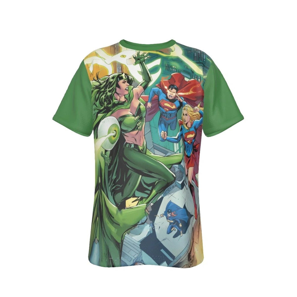 EMERALD EMPRESS VS SUPERGIRL ALL OVER PRINT SHIRT AND TANK - SUPERGIRL V7 8