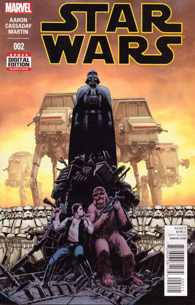 Star Wars 2015 #2 John Cassaday Standard Cover - high grade - $3.99