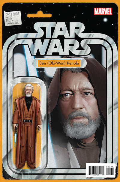 Star Wars 2015 #3 John Tyler Christopher Action Figure Variant - high grade - $5.99