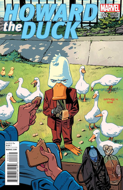 Howard the Duck 2015 #2 Variant Edition - Chris Samnee Cover - high grade - $9.99