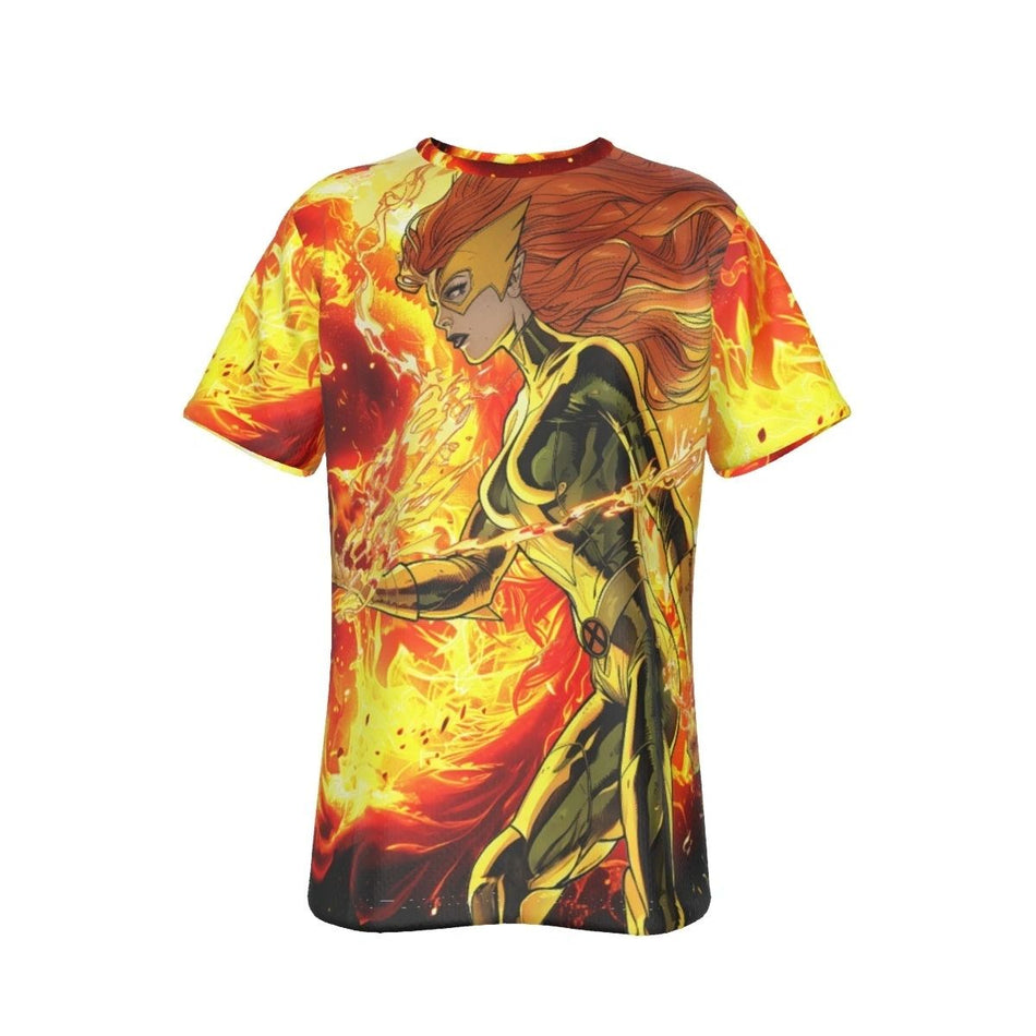 PHOENIX FORCE ORIGINAL ART ALL OVER PRINT SHIRT AND TANK