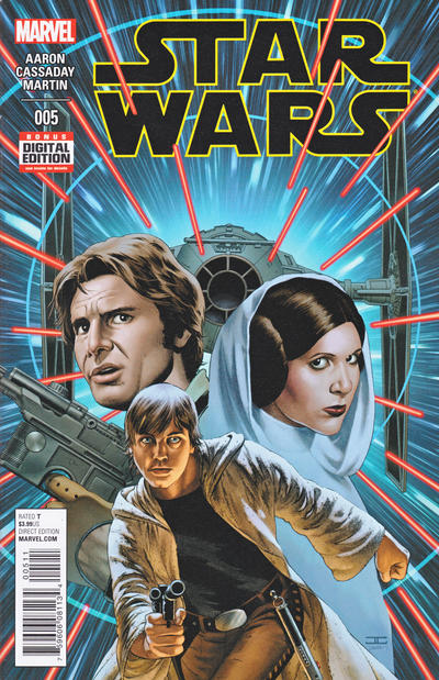 Star Wars 2015 #5 John Cassaday Cover - 9.4 - $3.99