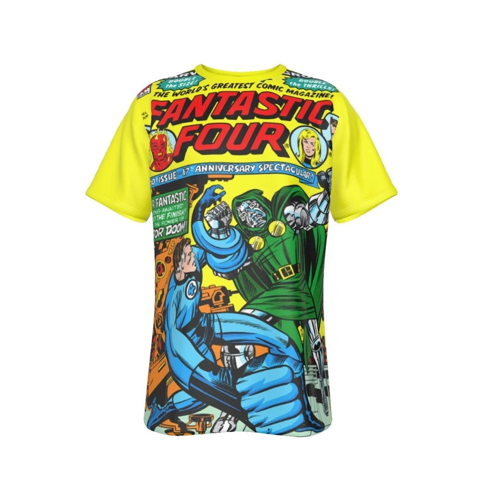 FANTASTIC FOUR 200 ALL OVER PRINT SHIRT AND TAN
